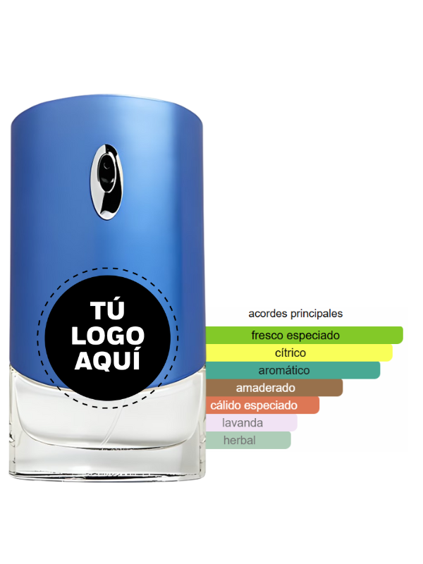 FRAGANCIA INSPIRADA EN GIVENCHI BLUE (BLUEBEL)